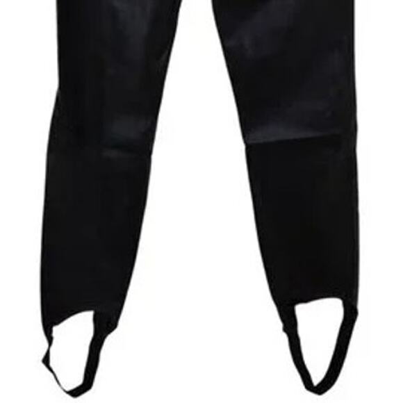 NWT Weworewhat Buttery Faux Leather High Waisted Ankle Stirrup Leggings S Black - Picture 8 of 16